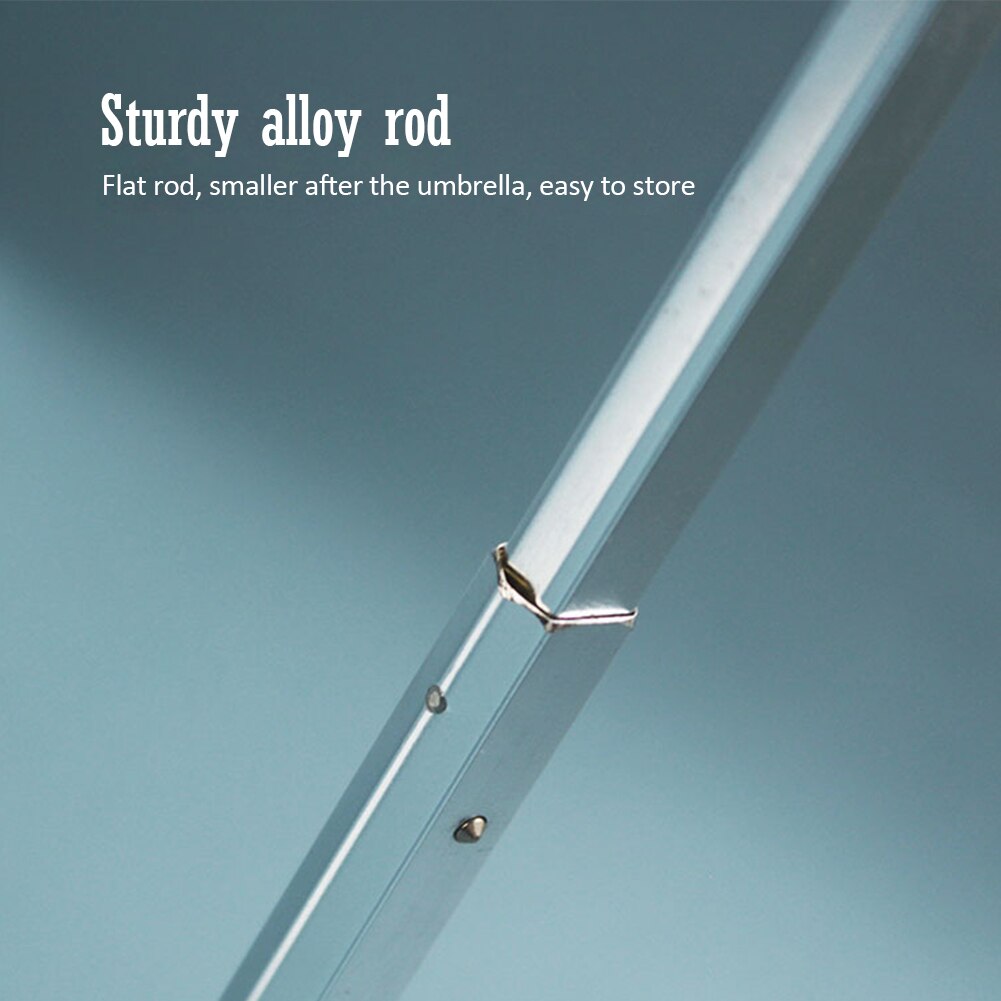 Flat Sun Umbrella Mini Titanium Silver Anti-UV UPF50+ Waterproof Portable Travel Umbrellas Five-Folding Windproof Umbrella