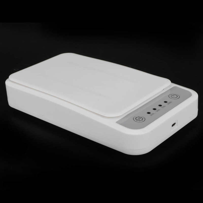 Storage Box acrylic organizer Mobile Phone Cleaner Box Toothbrush UVC Cleaning Machine Lamp USB Charging DC5V bread box remote