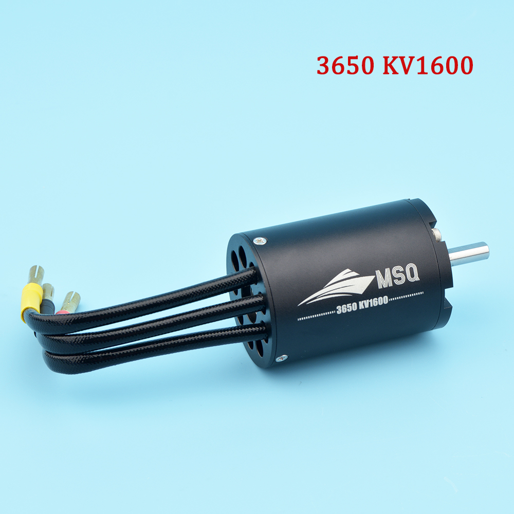 Ad alta Velocità MSQ 3650/3660/3674 Motore Brushless KV1600/1650/2000/2100/2200/2800/3400/3500 motore a 4 Poli Per La RC Marine Barche: 3650  1600KV