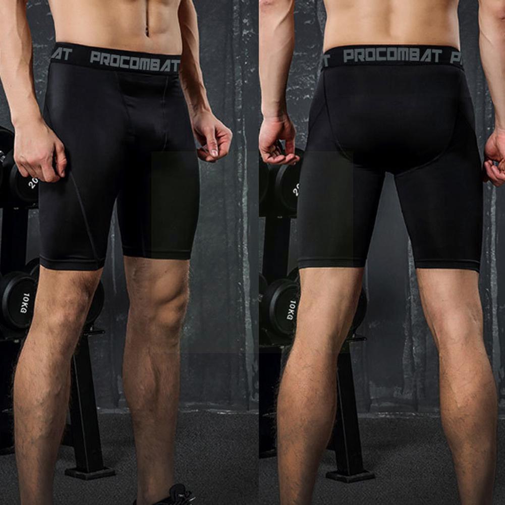 Compression Running Shorts Sport Shorts Men Black Underwear Running Dry Trunks Male Quick Sweatpants Men&#39;s Tights Fitness S J6S2