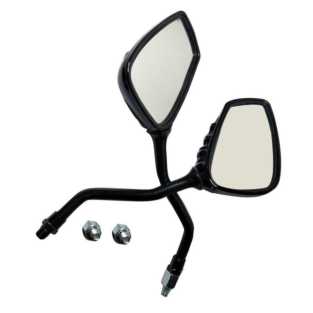 Rétroviseur latéral moto squelette crâne main Chrome pour rétroviseur universel miroir de recul réflecteur