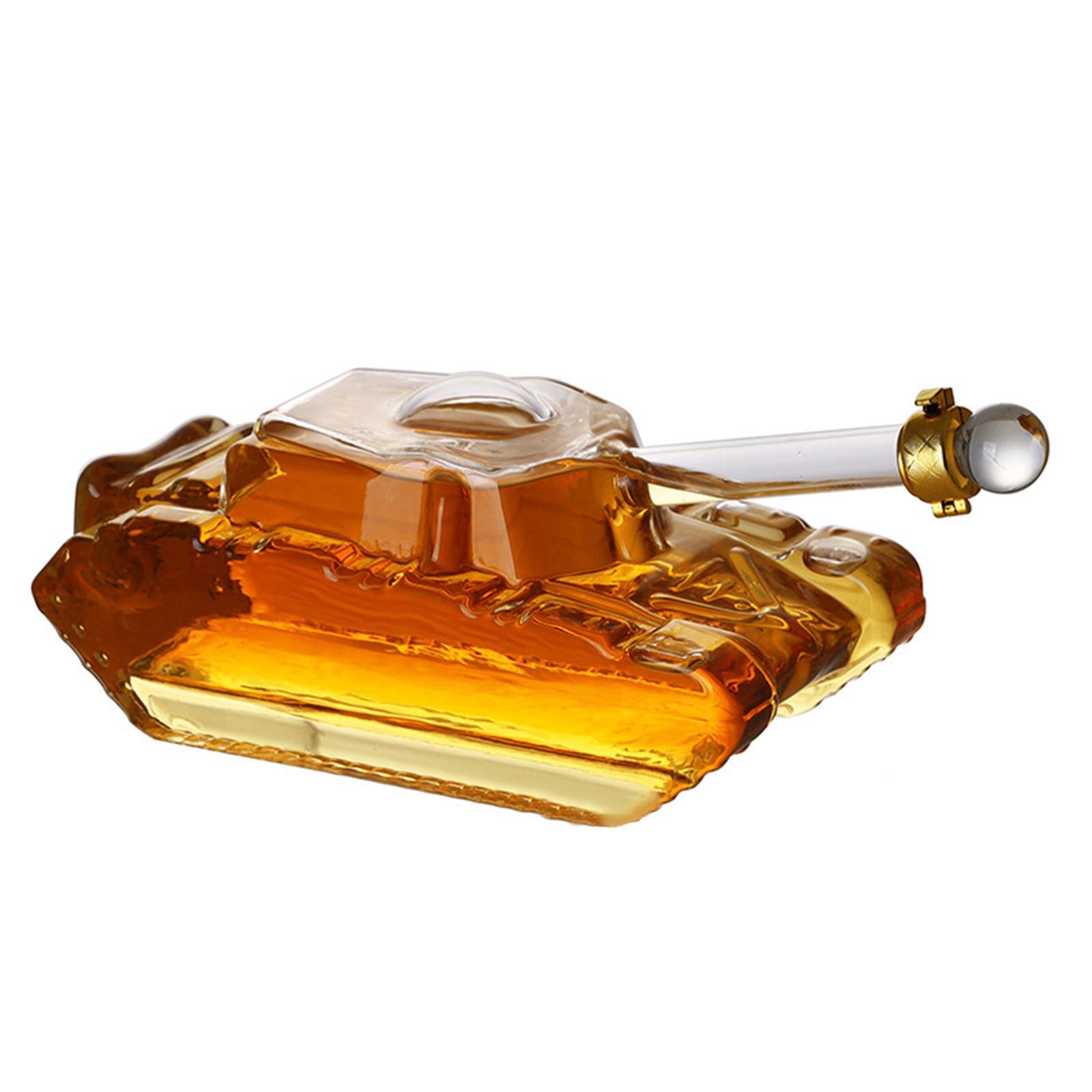 Novelty Tank Whisky Decanter 500ml Wine Dispenser for Liquor Tequila Home Entertaining Drinkware Tools Bar