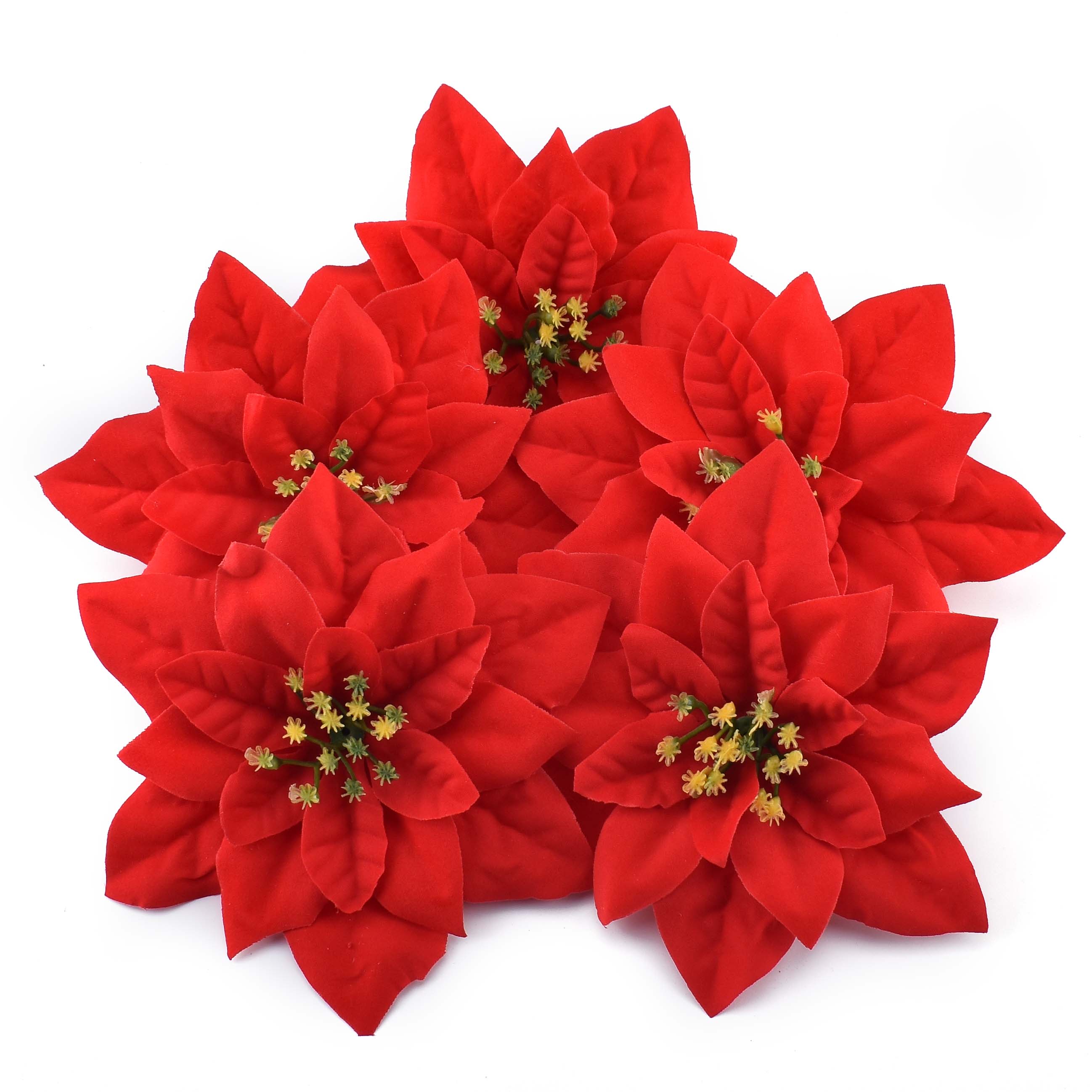 15cm Flanel Grote Kunstmatige Rode Roos Bloemhoofdjes Voor Thuis Bruiloft Decoratie Scrapbooking DIY Kerstboom Zijden Bloemen