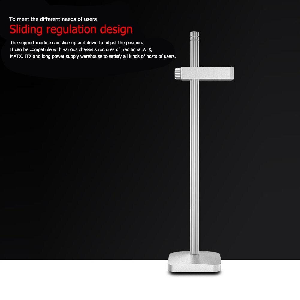 195mm Graphics Card Holder VC-2 Aluminum Alloy Jack Bracket Desktop PC Computer Anodic Polishing Case Video Card Support Stand