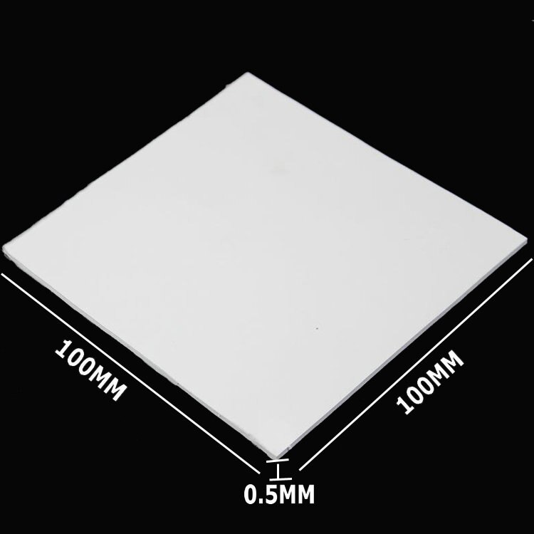 10 pieces LOT White Computer GPU CPU Conductive Silicone Thermal Pads Pad 100mm x 100mm x 0.5mm: Default Title