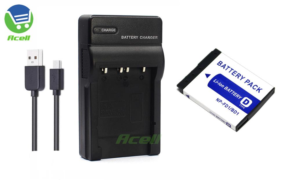 NP-FD1 NP-BD1 Battery for SONY DSC-T900 DSC-T700 DSC-T500 DSC-T200 DSC-T90 DSC-T77 DSC-T75 DSC-T70 DSC-T2 DSC-G3 DSC-TX1 Camera: 1Battery 1Charger