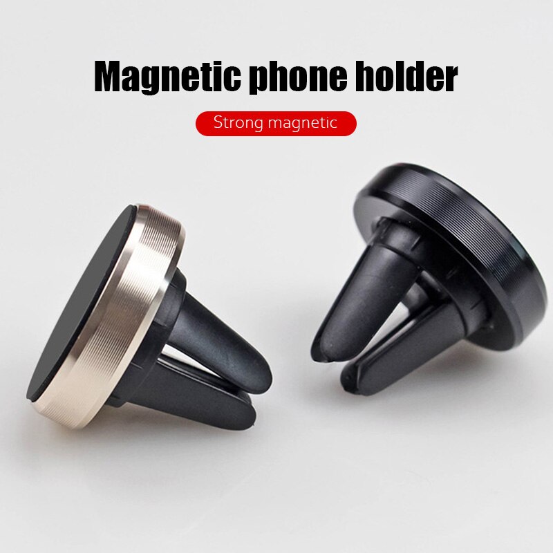 Round Magnetic Phone Holder in Car Car Magnetic Holder for Phone Stand Magnet Cellphone Bracket for iPhone 12 Pro Max Samsung