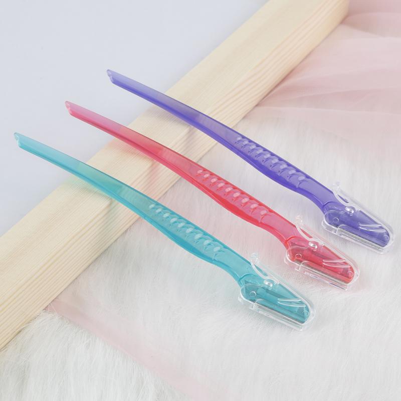 3Pcs Eyebrow Razor Trimmer razor Facial Hair Removers Shaper Tool Suit Various Eyebrow Shapes Easy To Use For Beauty: Default Title