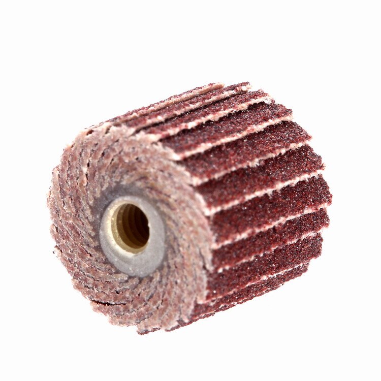 10Pcs 240-Grit 10 x 10x 3mm Sanding Flap Disc Grinding Flap Wheels Brush Sand +Mandrel for Dremel Rotary Tool Dremel Accessories