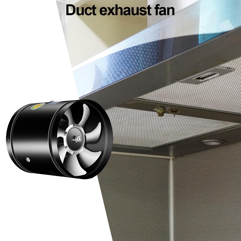 4/6/8 Zoll Leistungsstarker, leiser Abluftventilator, WC-Ventilator, Badezimmer-Luftabsaugung, Küche, Rauchabsaugung, Abluftgebläse