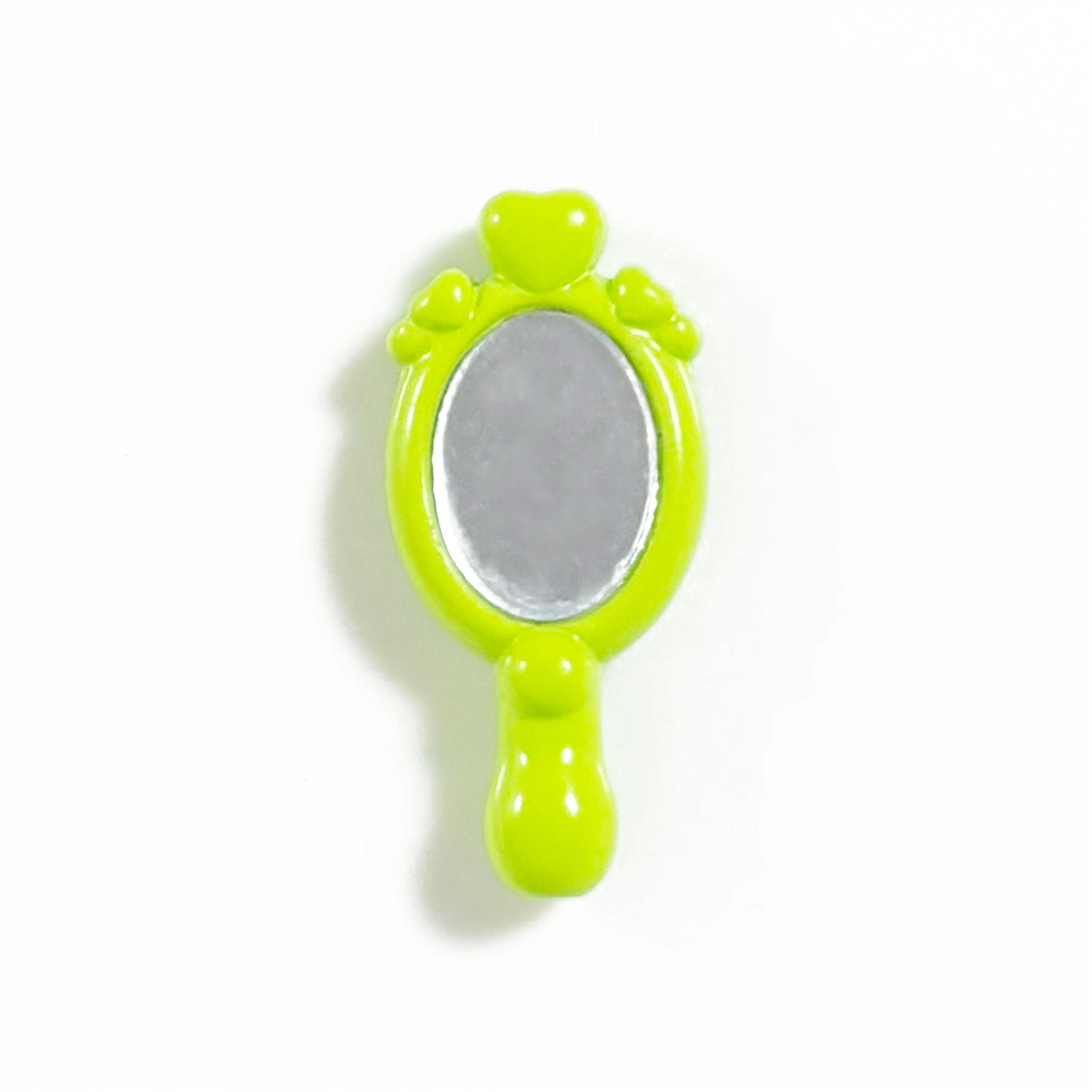 Espejo de belleza mágico de mano, cuentas Kawaii para fabricación de joyería, manualidades, decoración, collar, cadena de teléfono, accesorios de bolígrafo con cuentas: Opaco