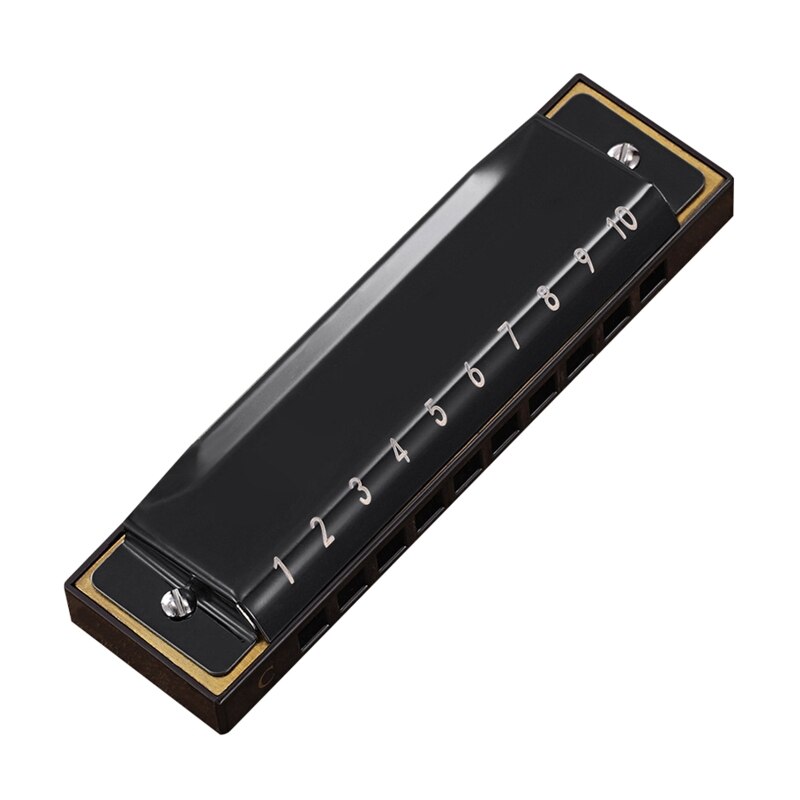 Key of C Blues Harmonica 10 Holes 20 Tones Diatonic Blue Harp Mouth Harmonica Organ for Adults, Players