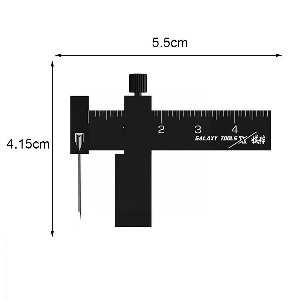 T14A02/T14A03 Equal Distance Parallel Scriber Tool For Gundam Model Hobby Craft Black/Red P8F7