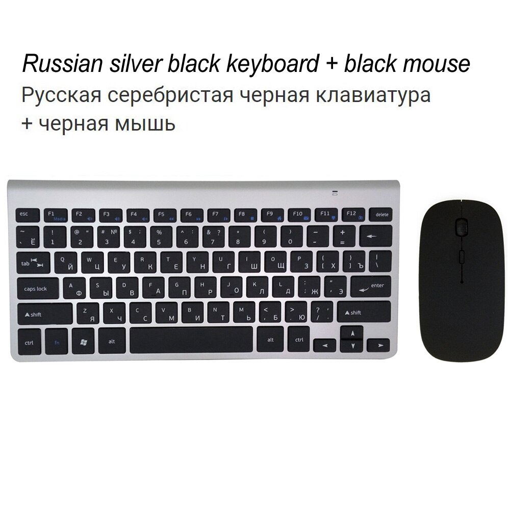 Ultra Thin Office Wireless Keyboard and Mouse Combo Low Noise 2.4G Portable Small Wireless Keyboard Mouse for Desktop Computer