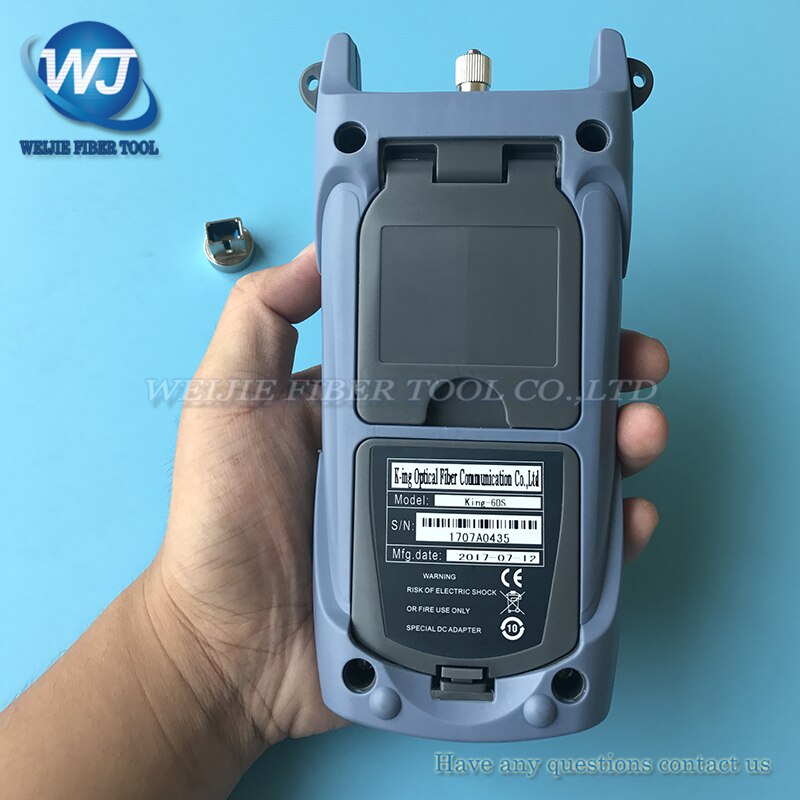 Ftth Fiber Optische Power Meter KING-60S Glasvezel Kabel Tester -70dBm ~ + 10dBm Sc/Fc Connector