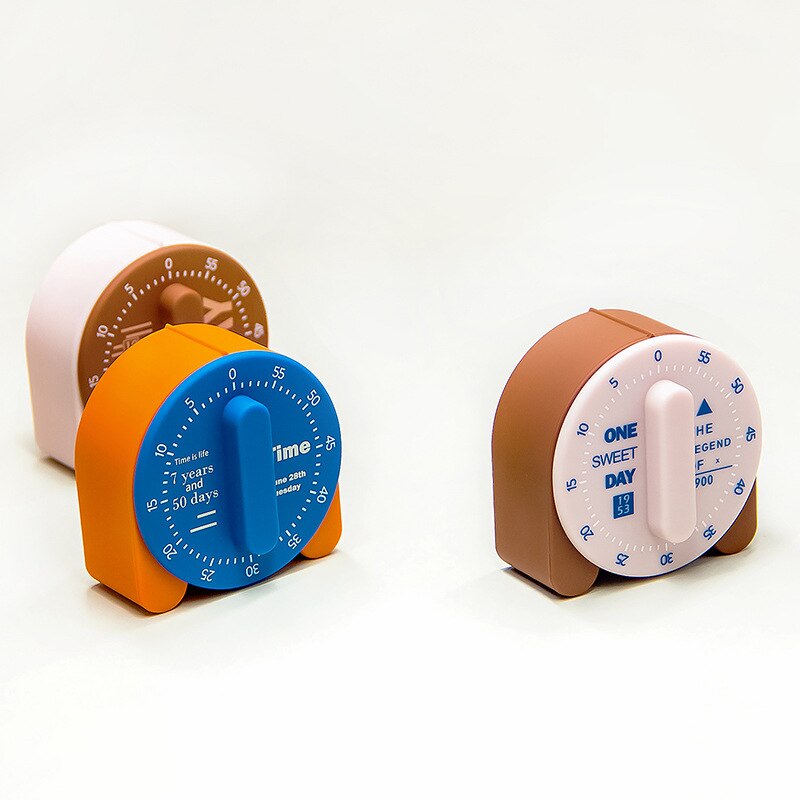 Kitchen Food Timer Reminder Alarm Clock For Cooking Tools Timer Accessories 60 minutes Cartoon Cooking Time Manager Stopwatch