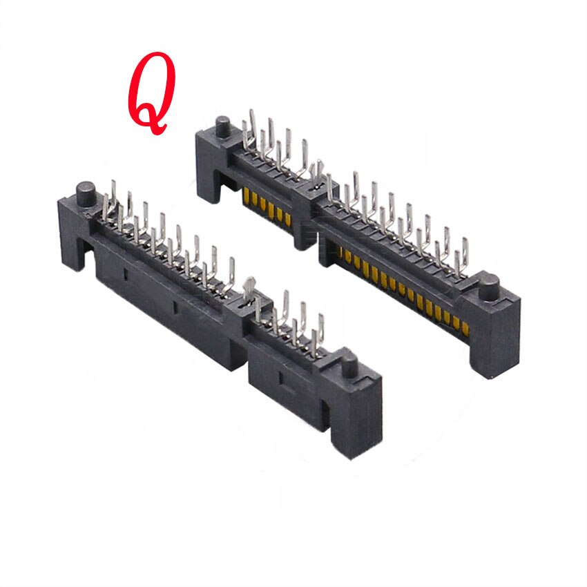 5PCS SATA Interface Socket SSD Solid State Drive Seat 7+15P 7P 22PIN Connector