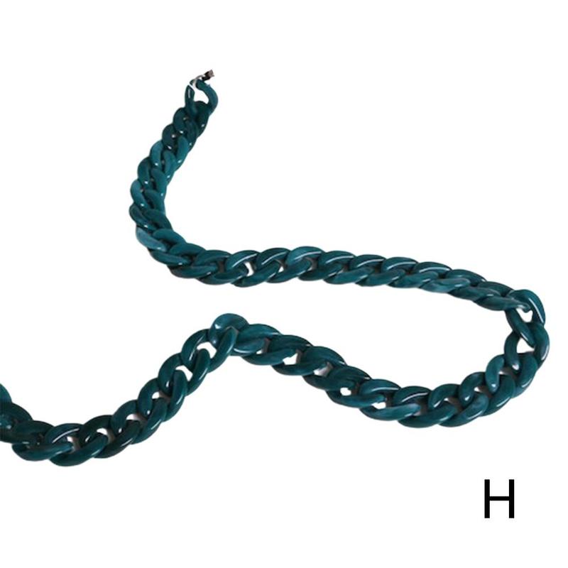 Vintage leopard anti-halk akryl solglasögon kedja dam herr glasögon kedjor läsglasögon kedja glasögon korthållare lanyard