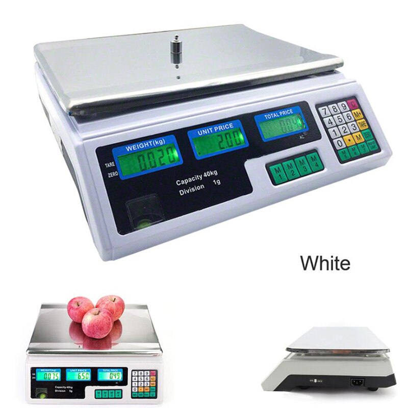 2G-40Kg/5G Draagbare Elektronische Weegschaal Post Voedsel Wegen Keukenweegschaal Led Elektronische Weegschaal Precisie meten