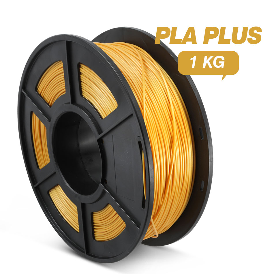 SUNLU PLA PLUS Filament 1.75 mm 1kg High Quantity 3D Printing Filaments For 3d Printer PLA +: PLA PLUS-GOLD