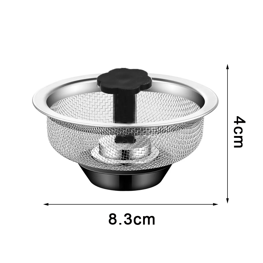 Küche Waschbecken Filter Mesh Edelstahl Waschbecken Sieb Anti-Blocking Badezimmer Bodenabläufe Haar Catcher Stopper Waschbecken Zubehör: Bronze