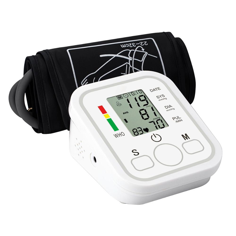 Arm Automatische Bloeddrukmeter Bp Bloeddrukmeter Bloeddrukmeter Tonometer Voor Meten Arteriële Druk