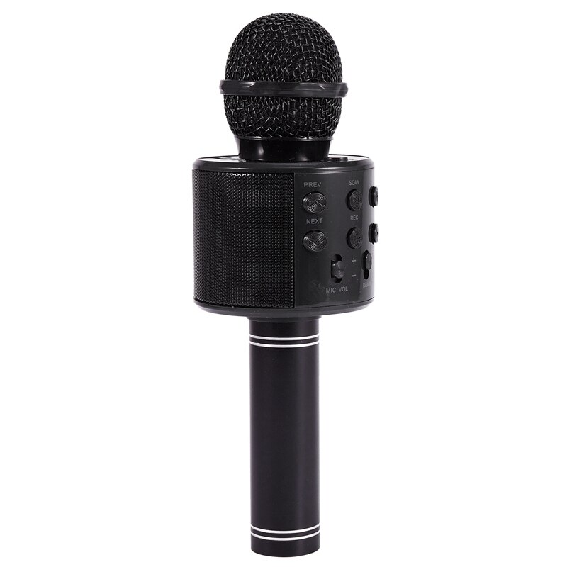 Draagbare Draadloze Microfoon Bluetooth Karaoke Thuis Mic Stereo Speaker Speler Usb Studio Ktv Muziek Online