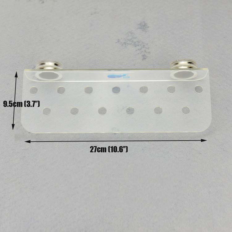SPS phyto plus coral frag rack stand bracket mini nano strong magnet fix aquarium fish reef tank inclined plane: 27cm with 13 base