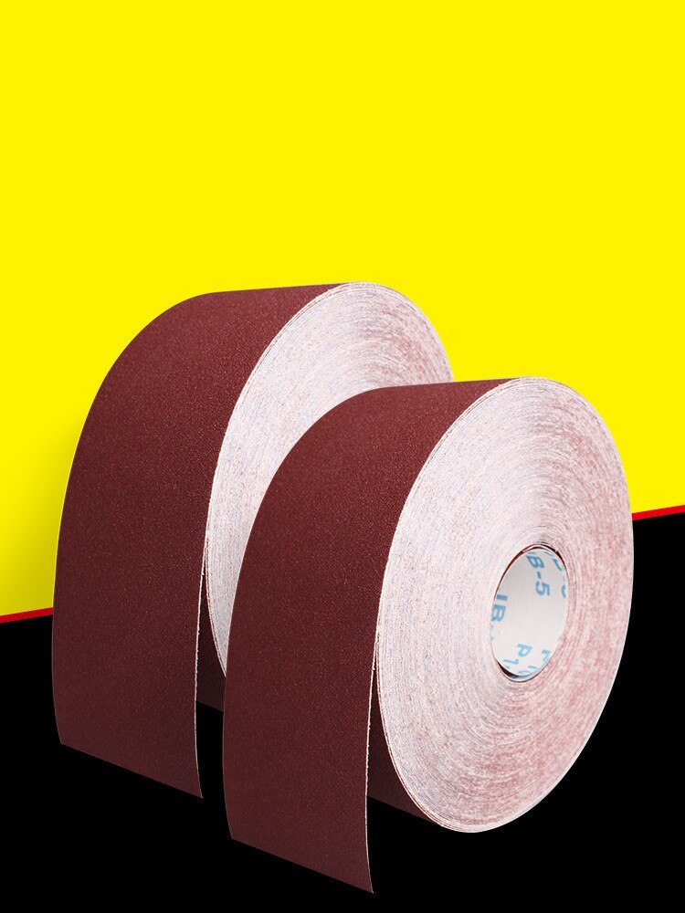 Hand-teared sand cloth roll polishing sandpaper woodworking sand metal soft cloth roll putty powder sandpaper JB-5 sand cloth.