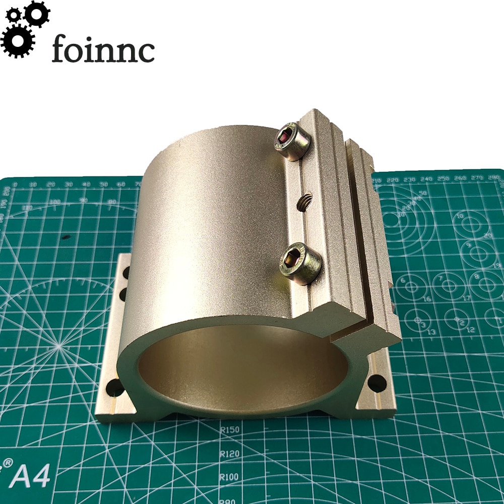 80MM CNC spindle fixture mounting bracket CNC spindle motor fixture 0.8KW 1.5KW milling cutter engraving machine spindle