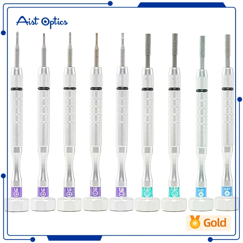 1pc Stainless Steel Eyeglasses Screwdriver Set For Glasses Watches Repair Tool Replaceable Blades Screwdriver