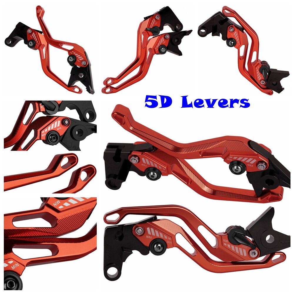 Motorcycle 5D Brake Clutch Levers For Ducati 1198 S/R & STREETFIGHTER 848 & STREETFIGHTER/S & 1098/S/TRICOLOR