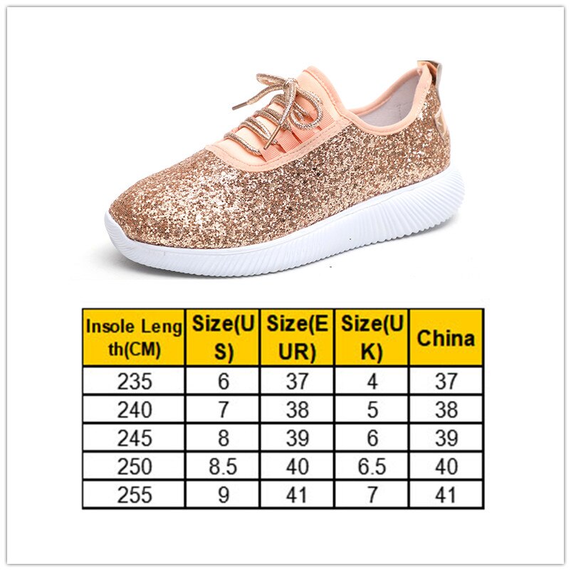 Mode Goud Zilver Schoenen Vrouwen Glitter Sneakers Zomer Bling Wit Sneakers Lace-up Sparkly Schoenen Voor Vrouwen Casual Schoenen d30
