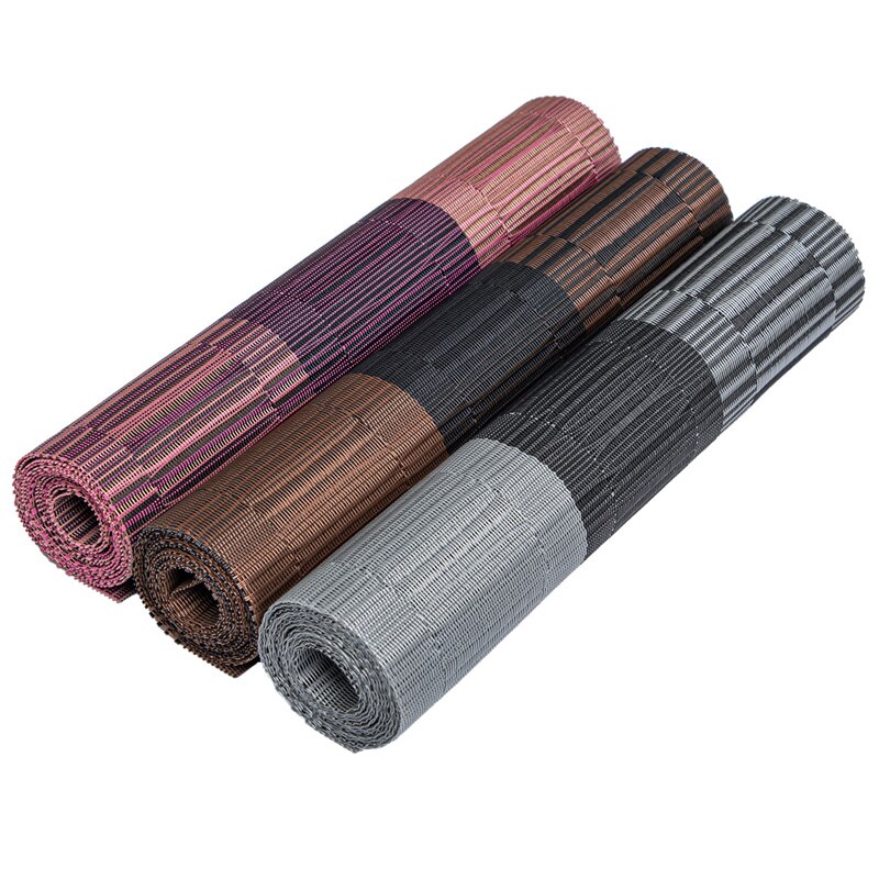 Luxury Table Runner for Dining Table Brown Black Non-slip Pad Waterproof Mat PVC Table Runners Placemats Table Decoration 30x180
