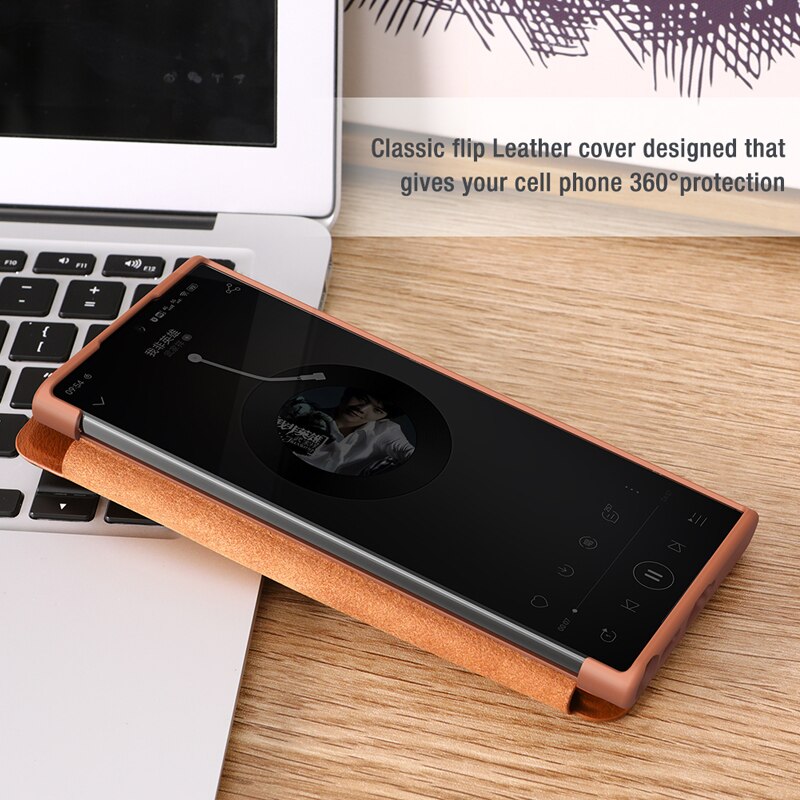 Voor Samsung S22 Ultra Nillkin Qin Leather Flip Cover Slide Camera Lens Bescherming Case Voor Samsung Galaxy S22 Plus Boek case