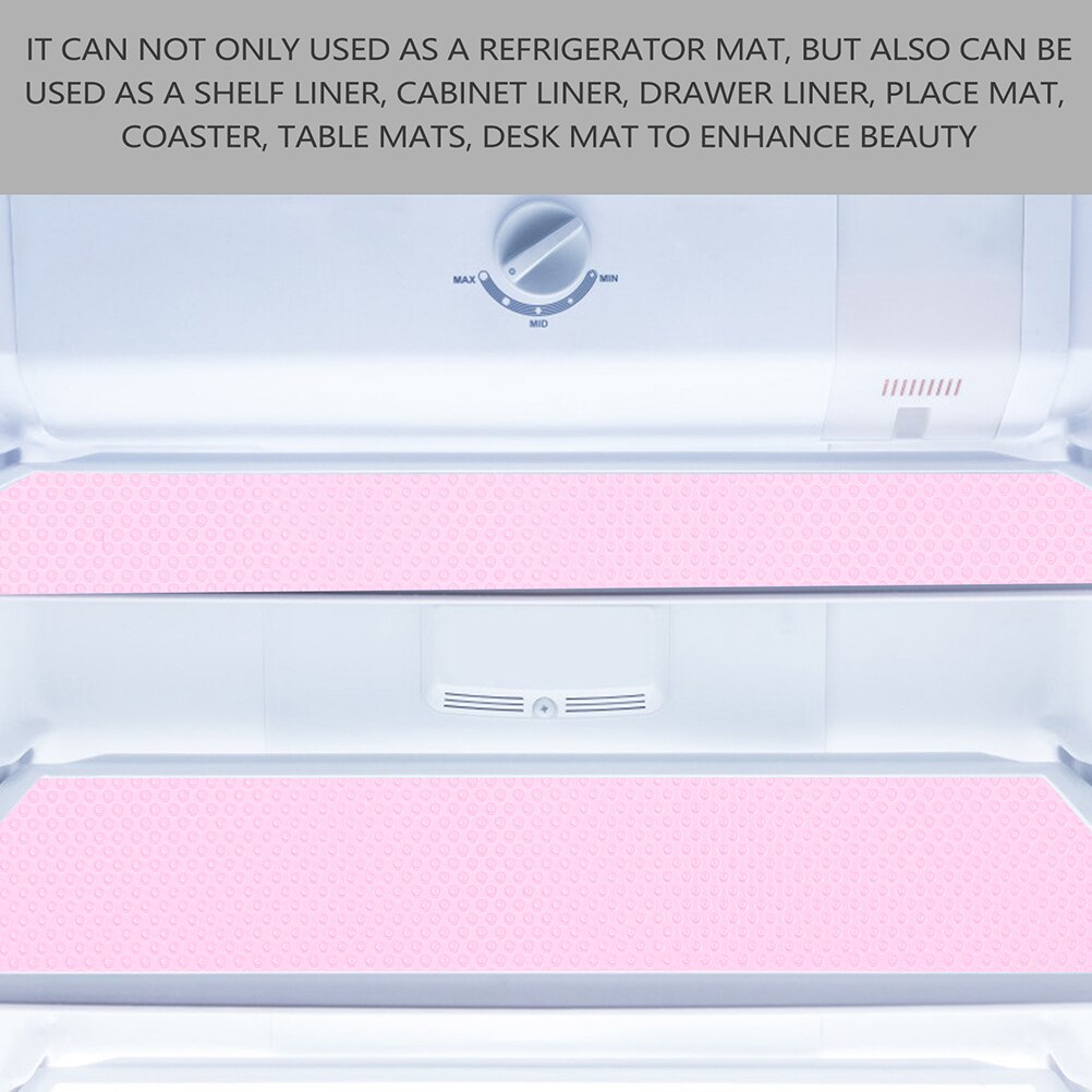 6pcs Fridge Liner Anti-slip Refrigerator Mat Shelf Fridge Liner Wardrobe Mat