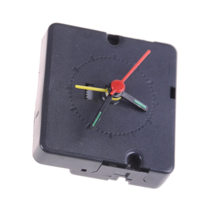 1PCS Black Quartz Alarm Clock Movement Mechanism DIY Replacement Part Set