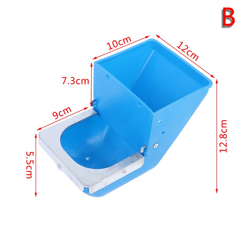 1PC Rabbit Feed Box Hopper Rabbit Cage Rabbit Anti Pickling Feed Trough rabbits Feeders food box Farm: B