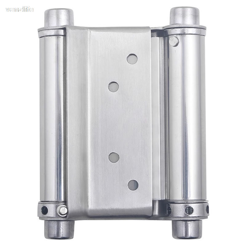 Stainless Steel Automatic Rebound Hinge Invisible Door Self-Closing Door Closer inside and outside Open Two-Way Spring Hinges