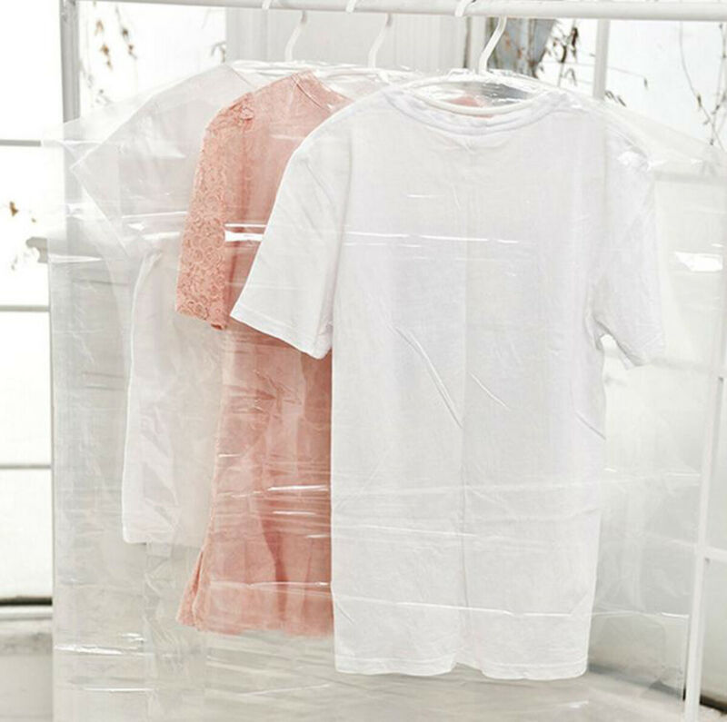 20 teile/los Kunststoff transparent Staub Abdeckung Kleidungsstück von Kleidung Abdeckungen Hängen Tasche Speicher Tasche Garderobe Hängende Kleidung
