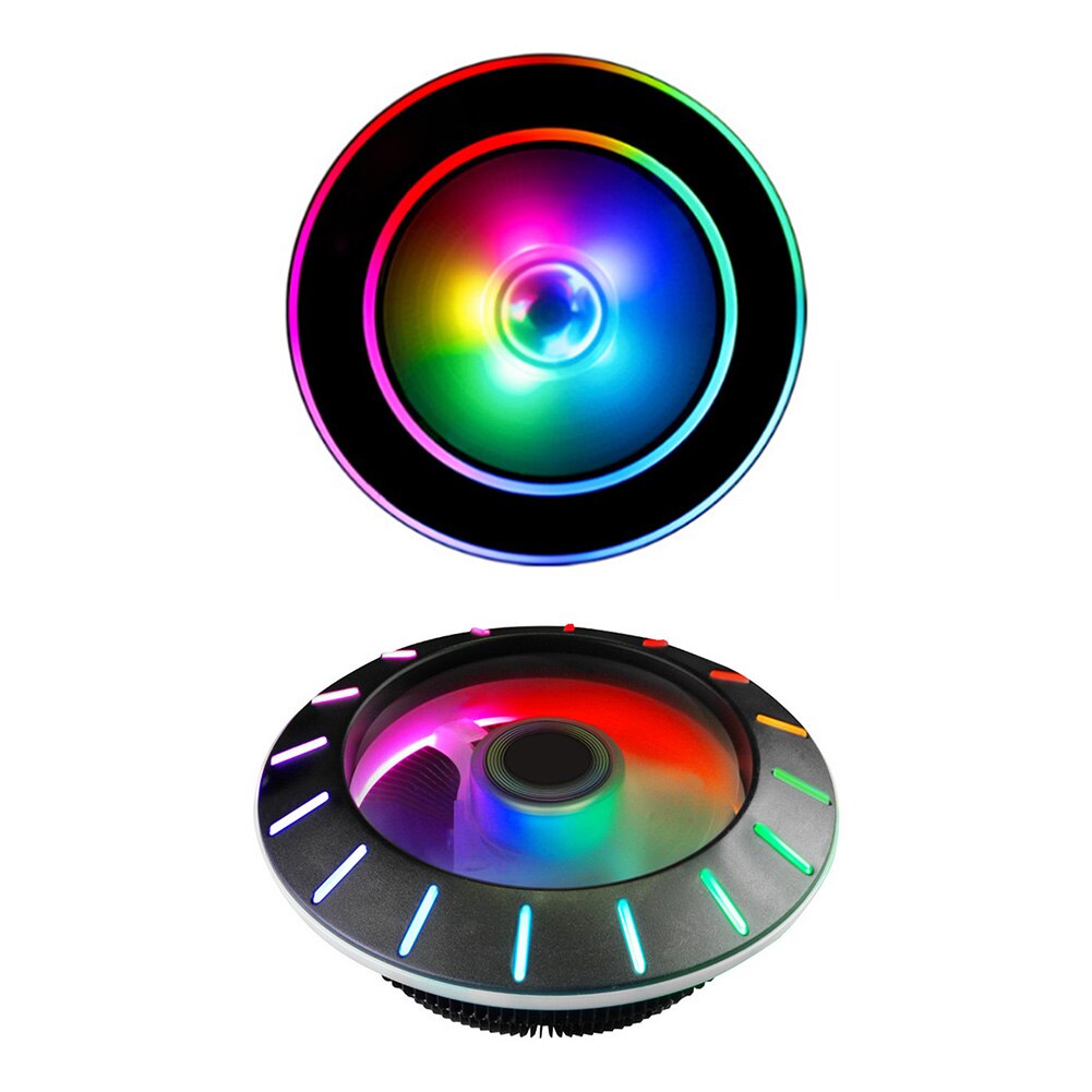 UFO X120 3PIN Quiet CPU Fan Radiator Computer Water Cooling System Waterblock for Desktop Lighting Mute Cooling System