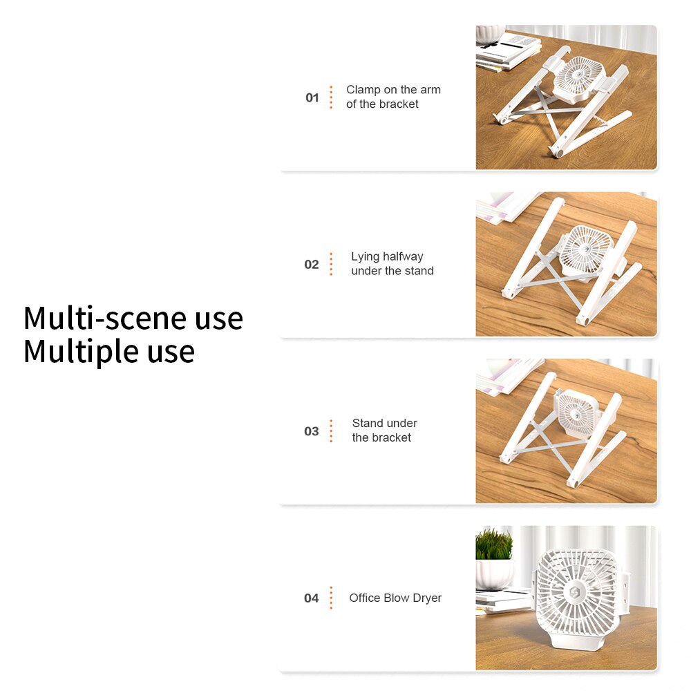 Supporto computer portatile con Ventola di raffreddamento Portatile Pieghevole Del computer Portatile regolabile Staffa di Supporto 5-livello di altezza di Raffreddamento Del desktop