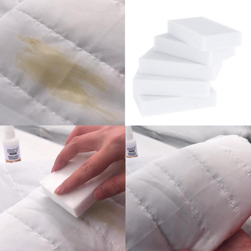 Éponge magique blanche en Nano matériau 10x6x1.7cm, pour la cuisine, le bureau, la salle de bain, accessoire de nettoyage de la vaisselle, universel