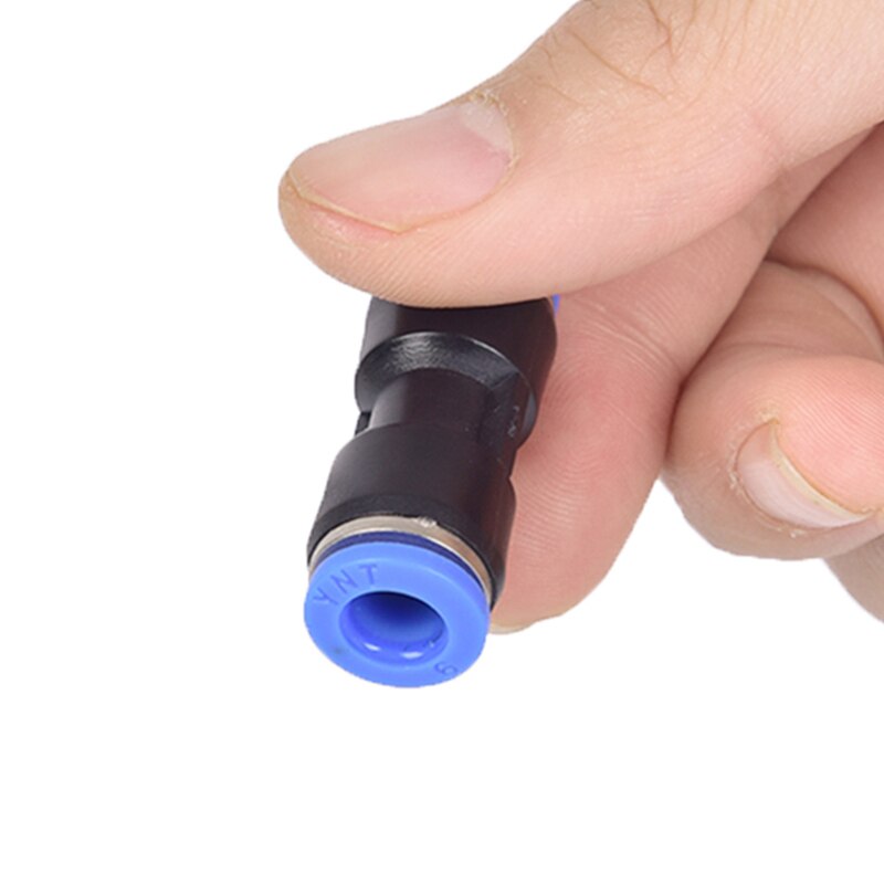 10mm Quick Fitting, 3/8 OD Push om Pijp Buis Rechte Fittingen, Pneumatische Luchtlijn Connector 20Pcs