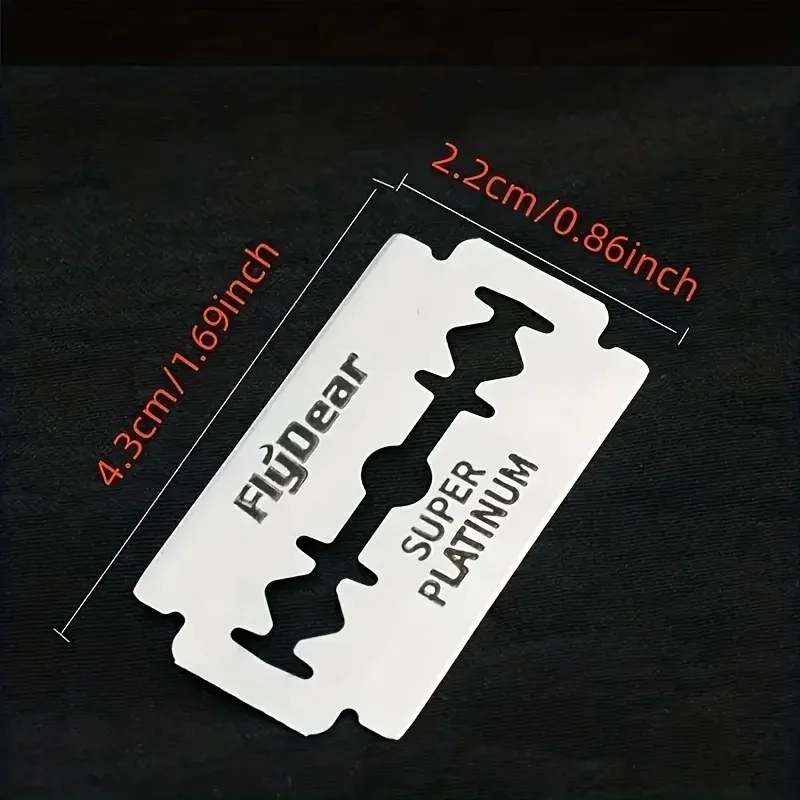 10-100pcs Classic Retro Stainless Razor Men's Safety Razors Barber Tool Double Edge Shave Hair Removal Razor