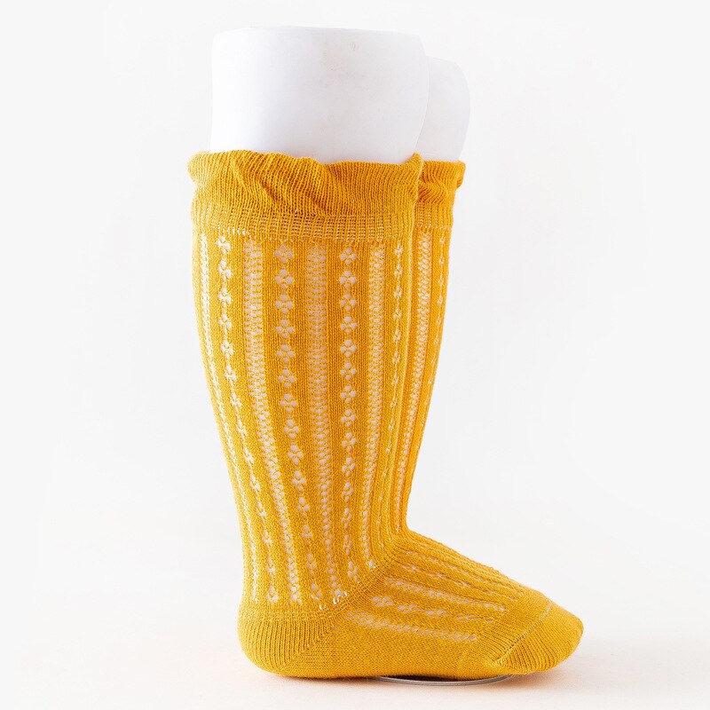 Algodão macio do bebê da menina collants verão da criança crianças meia-calça laço flor do bebê collants para recém-nascidos perna mais quente meias 2 par/lote: C / M (1 To 2Years)