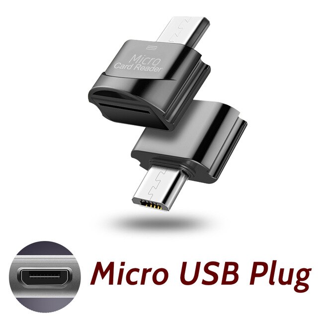 Mini MicroSD TF Card Reader OTG Adapter Micro USB Type C Mobile Phone OTG Card Reader Notebook Cardreader For Samsung Xiaomi: micro usb