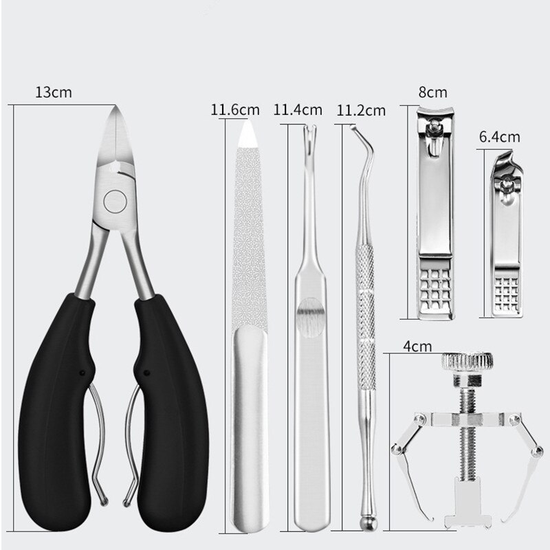 Pedicure Foot Nail Care Tools Ingrown Toenail Tools Kit Nail Care Ingrown Toenail Removal Correction Clippers Foot Care D3T0