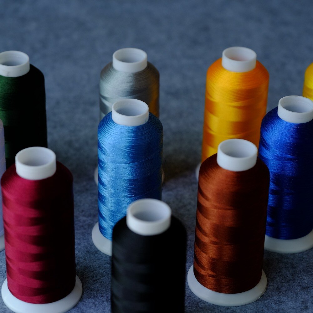 5000M 40WT 100% Polyester Machine Embroidery Thread 120D/2 Premium Madeira Colors for Home and Industrial Machines