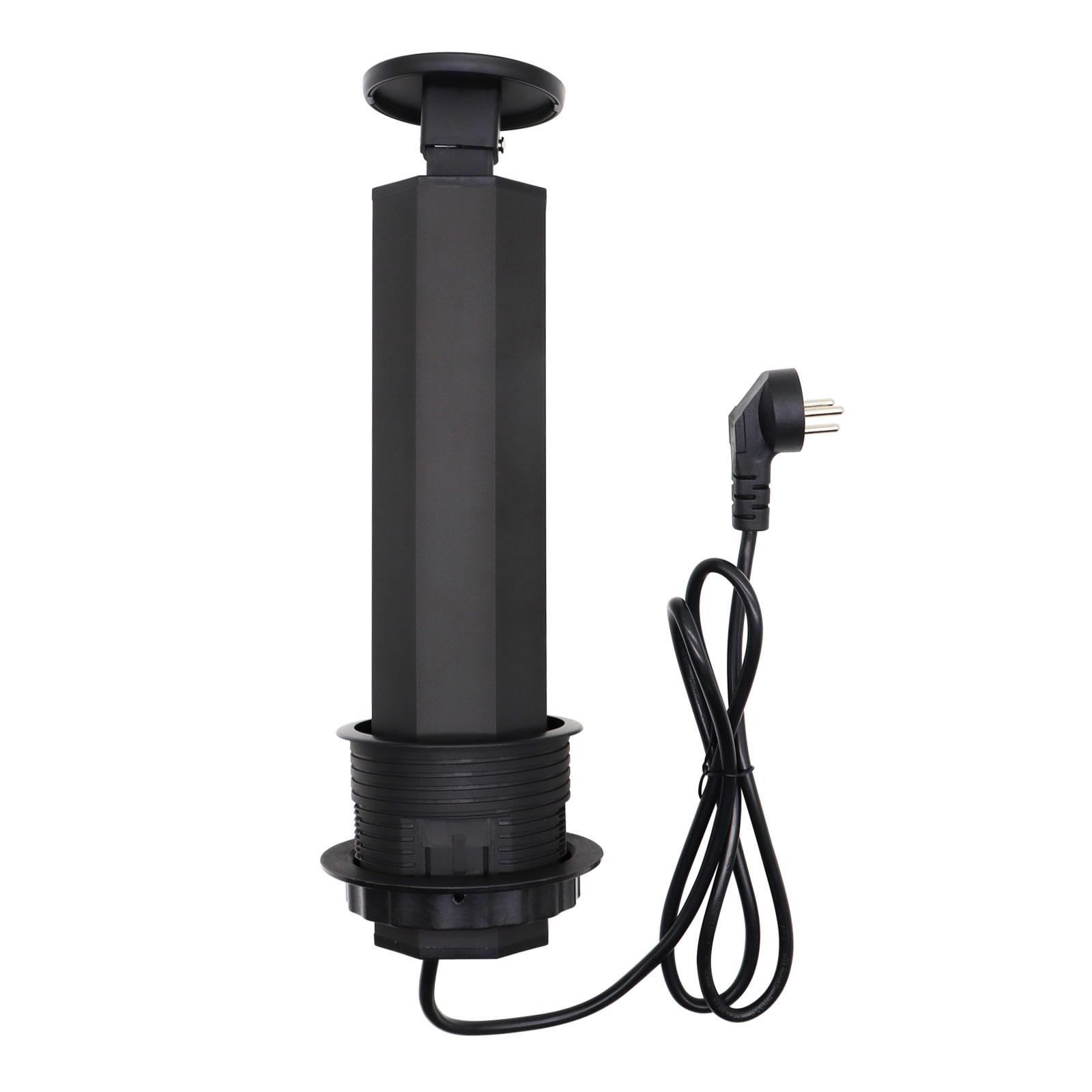 Uitklapbaar stopcontact; ingebouwd bureaubladstopcontact; 3-- cijferige wisselstroomaansluiting, usb-a/c snelladen  pd 20w ; gebruikt voor vergadertafels, keukens en